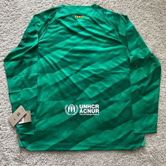 Nike FC Barcelona 23/24 Stadium Goalkeeper Soccer Jersey - Picture 8 of 9